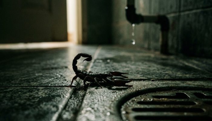 Scorpion_on_floor_drain_202607251055-e1784987850929.jpeg